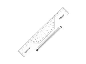 LINIJKA PROFESJONALNA 25CM ROLER 20603 LENIAR