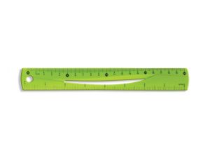 LINIJKA ZIELONA 20 CM BL020-ZB