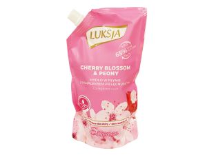 LUKSJA MYDŁO W PLYNIE 400ML CHERRY ZAPAS