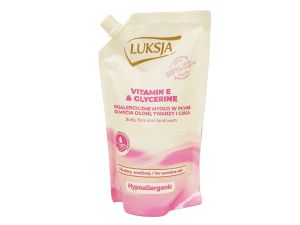 LUKSJA MYDŁO W PLYNIE 400ML VIT.E ZAPAS