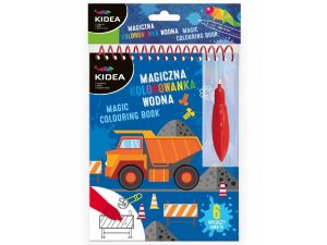MAGICZNA WIELORAZOWA KOLOROWANKA WODNA D POJAZDY