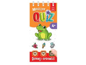 MAGICZNY QUIZ Z ŻABKĄ DOTKNIJ I SPRAWDŹ 4+