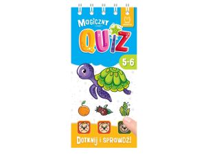 MAGICZNY QUIZ Z ŻÓŁWIKIEM DOTKNIJ I SPRAWDŹ 5-6 LA