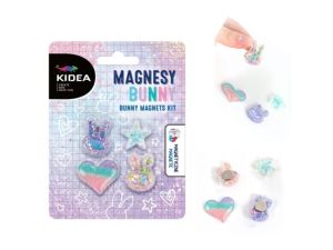 MAGNESY NA LODÓWKĘ TABLICE BUNNY 4 SZTUKI KIDEA