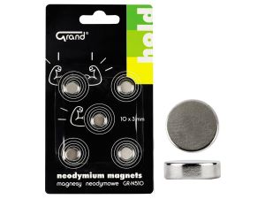 MAGNESY NEODYMOWE GR-N510 10MM A'5 GRAND