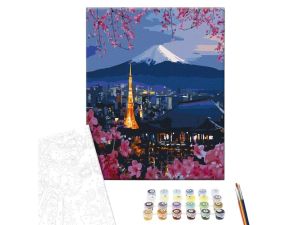 MALOWANIE PO NR BRUSHME 40X50CM PODRÓŻ PO JAPONI