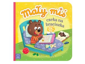 MAŁY MIŚ CZEKA NA BRACISZKA DUŻY FORMAT AKSJOMAT