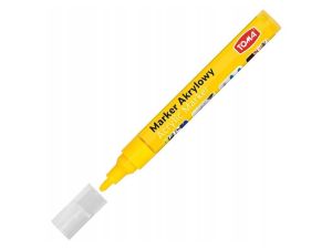 MARKER AKRYLOWY ŻÓŁTY OKRĄGŁY TO-402 TOMA