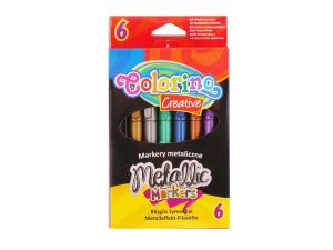 MARKER METALIZOWANY 6 KOLORÓW COLORINO
