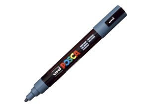 MARKER PC-5M POSCA UNI CIEMNO SZARY