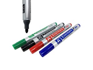 MARKER PERMANENTNY BEIFA OKRĄGŁY MIX 4 SZTUKI 