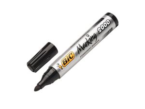 MARKER PERMANENTNY BIC OKRĄGŁY CZARNY 2000