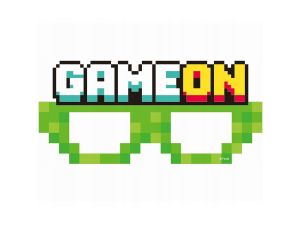 MASECZKI PAPIEROWE OKULARY GAME ON 6 SZT GODAN