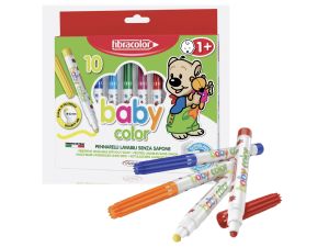 MAZAKI BABYCOLOR 10 KOLORÓW OD 1 ROKU FIBRACOLOR