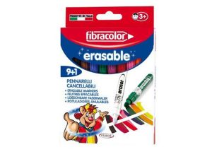 MAZAKI ERASABLE WYMAZYWALNE 9+1 FIBRACOLOR