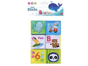 MIĘKKIE KLOCUSZKI 6 SZTUK BAM BAM 432485