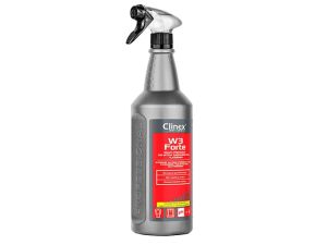 MOCNY PŁYN DO MYCIA SANITARIATÓW I ŁAZIENEK W3 FORTE CLINEX 1L