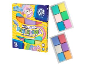 MODELINA PASTELOWA 12 KOLORÓW ASTRA