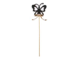MOTYL DREWNIANY 27CM CZARNY MFP