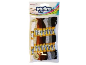 MULINA BIAŁA, BEŻOWA,BRĄZOWA,CZARNA MUL01 BREWIS