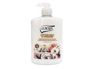 MYDŁO W PŁYNIE LUKSJA Z DOZOWNIKIEM 500ML COTTON
