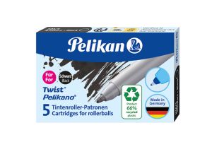NABOJE PELIKAN DO PIÓR KULKOWYCH 5SZT CZARNE