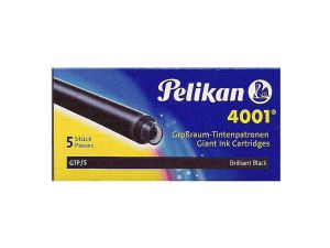 NABOJE PELIKAN GTP/5 CZARNE WKŁADY DO PIÓR ATRAMEN