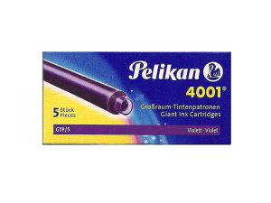 NABOJE PELIKAN GTP/5 FIOLETOWE WKŁADY DO PIÓR ATRA