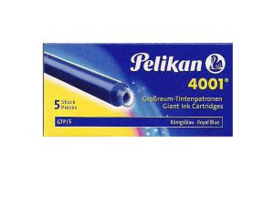 NABOJE PELIKAN GTP/5 NIEBIESKIE WKŁADY DO PIÓR ATR