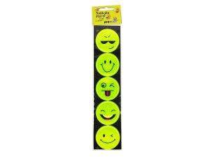 NAKLEJKA FLUORESCENCYJNA BUŹKI EMOTKI A'5 PENWORD