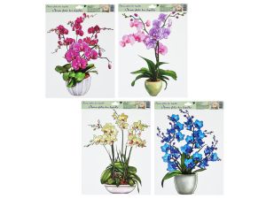 NAKLEJKA NA OKNO CAŁOROCZNA 887 ORCHIDEA MFP