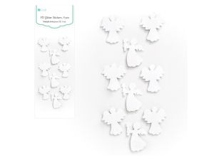 NAKLEJKI BROKATOWE 3D ANIOŁKI A'9 DPNB-056