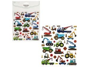 NAKLEJKI POJAZDY BUDOWLANE 35SZT DALPRINT