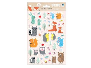 NAKLEJKI PUFFY BB KIDS PASTEL INTERDRUK