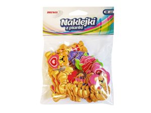 NAKLEJKI Z PIANKI PVC61 MISIE Z SERCEM BREWIS