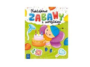 NAKLEJKOWE ZABAWY Z MOTYLKIEM. ODKLEJAM I NAKLEJAM