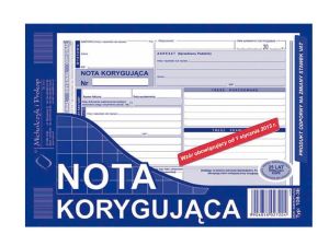 NOTA KORYGUJĄCA A5 108-3-E