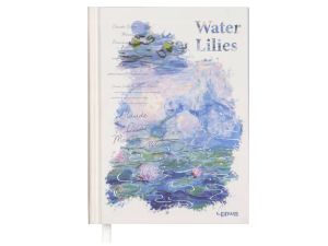 NOTATNIK A6 96K LINIE MONET LILIE WODNE INCOOD