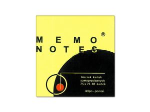 NOTES MEMO 75/75 INTENSYWNY ZÓŁTY NS75/75IZT