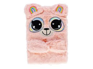 NOTES PLUSZOWY 150X210 LINIA PINK BIG EYES STK