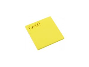 NOTES SAMOP. D.RECT TEXT 75X75MM 50K CZEŚĆ 110529