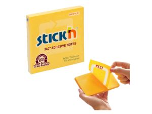 NOTES SAMOPRZYLEPNY 360 STICKN 76X76 ŻÓŁTY 100szt 