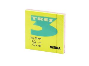 NOTES TĘCZOWY TRES NEON 75MMX75MM 