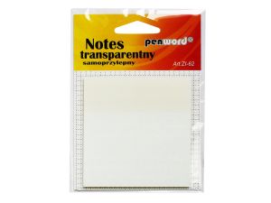 NOTES TRANSPARENTNY SAMOPR ZI-62 75X75MM 50K PSH 