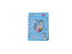 NOTES W017813 8X11,5CM Z BROKATEM JEDNOROŻEC MFP