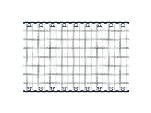 OBRUS Z KOKARDKAMI MIX KOL 180X120CM PARTYDECO