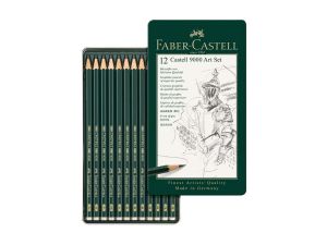 OŁÓWEK CASTELL 9000 ART METAL A'12 119065 FABER