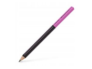 OŁÓWEK JUMBO FABER CASTELL GRIP HB CZARNY/RÓZOWY