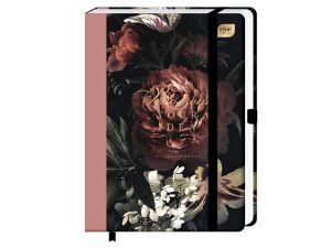ORGANIZER BUJO A5 288 80G FLOWERS
