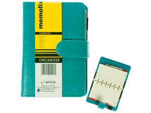 ORGANIZER MEMOFIX A6 K TURKUS ANTRA